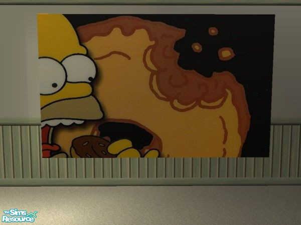 Sims 2 — GoForFink - Simpsons Posters - Simpsons002 by GoForFink — Part 2 of my Simpsons Set, featuring Homer.... and a