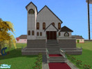 Sims 2 — Church peace and love by jabire — Church where your sims will be able to marry and to listen music Hall to