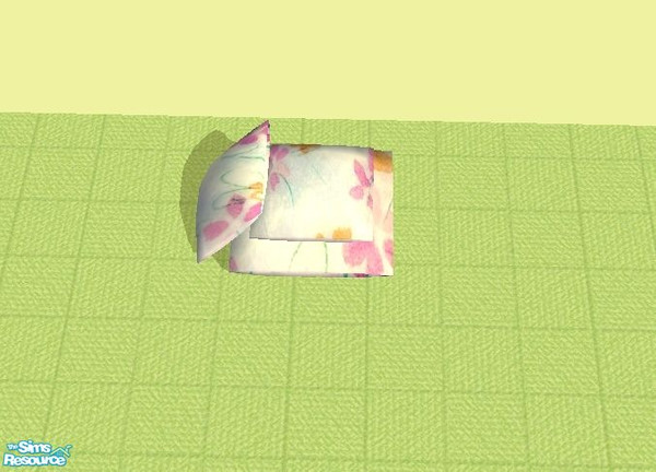 Sims 2 — TC 127 Recolor of Cube Bedroom - Decopillows 3 by susilein — Part of the TC 127 recolor of mirake\'s Cube