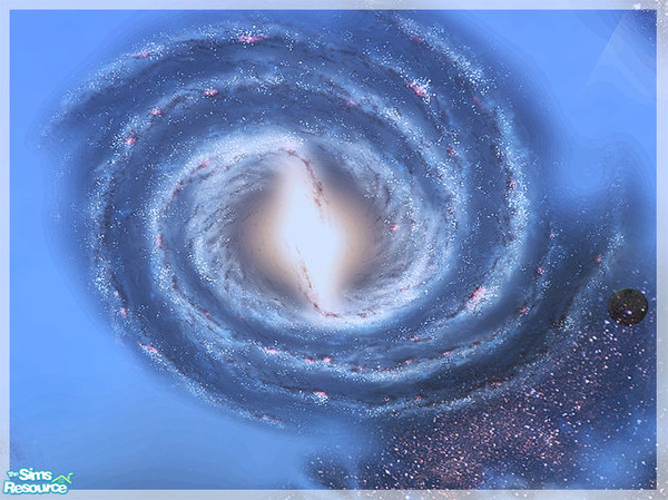 Sims 2 — The Universe - Galaxy type3 (Milky Way) by senemm — The 2nd part of Universe \'hood deco set which contins