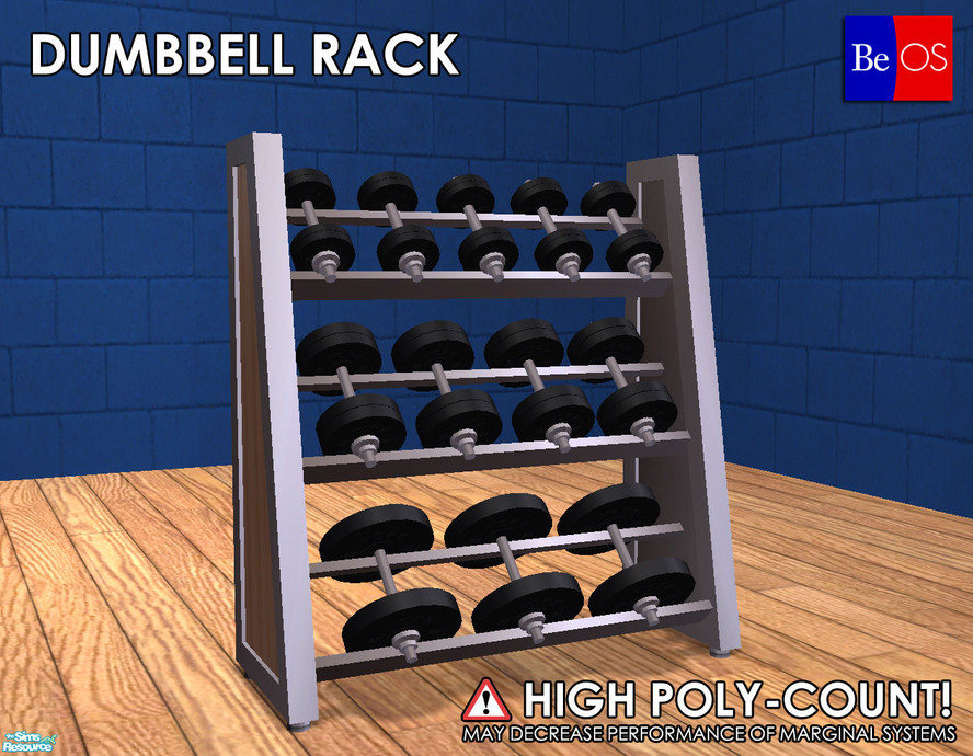 The Sims Resource | Weight Room Dumbell Rack