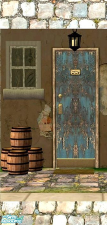 Sims 2 — Apartment doors - Rowhouse Slum match - Elut Door Apartment  by Elut — 
