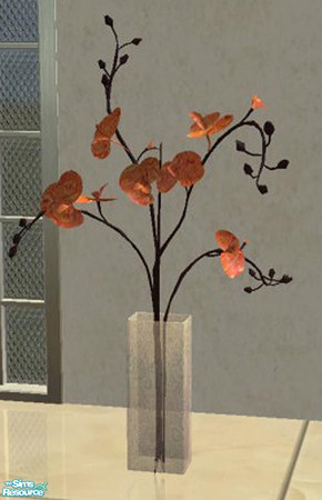 Sims 2 — TC128 - Oriental Open Spaces Living -  Flowers by selina012 — Created for the texture challenge 128. Mesh by