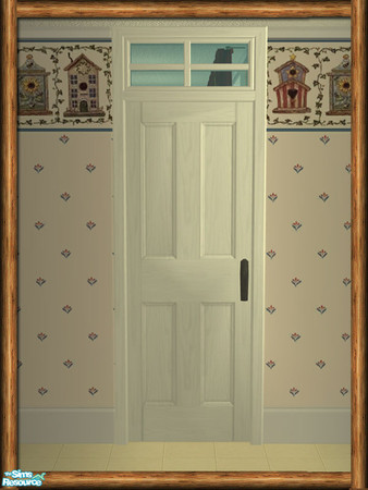 Sims 2 — Cottage Build - Interior Door - Mesh by Shakeshaft — Part of a set of extras for the Cottage Build Set, included