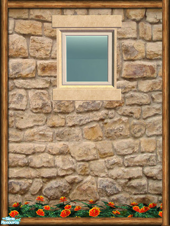 Sims 2 — Cottage Build - Short Window - V3 Mesh by Shakeshaft — Part of a set of extras for the Cottage Build Set,