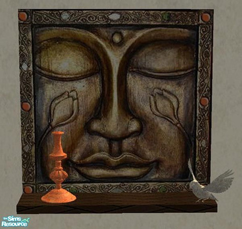 Sims 2 — TC128 - Oriental Open Spaces Living -  Painting by selina012 — Created for the texture challenge 128. Mesh by