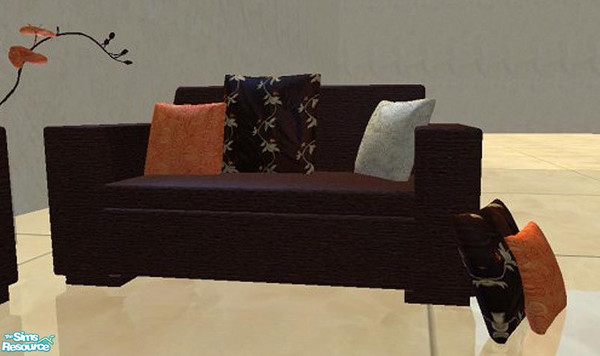 Sims 2 — TC128 - Oriental Open Spaces Living -  Arm chair by selina012 — Created for the texture challenge 128. Mesh by