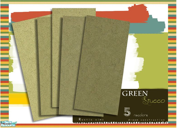 Sims 2 — Green Stucco by ginebra — Wonderfull walls , ideal for you sims and modern houses! Enjoy! by Rustic Sims
