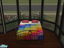 Sims 2 — MooMoo beddings - Multi colored cubes by princess_moomoo — Colorful bedding!