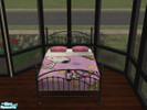 Sims 2 — MooMoo beddings- Snoopy Easter by princess_moomoo — Snoopy easter egg bedding!