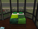 Sims 2 — MooMoo beddings- Green scraps by princess_moomoo — Scraps of green cloth!