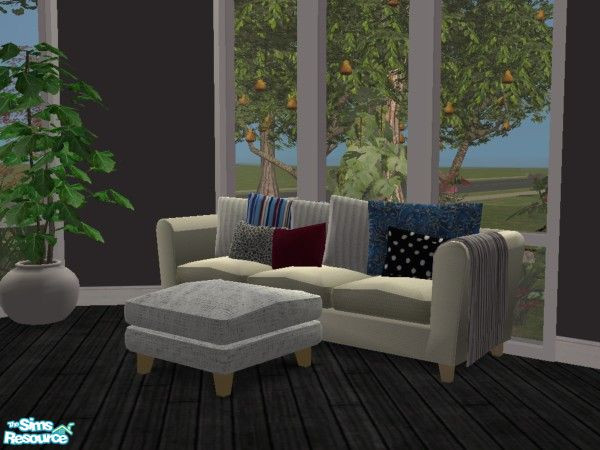 Sims 2 — MFG Yggdrasil Sofa RC - Color Surprise by mightyfaithgirl — Recolor of Yggdrasil\'s fluffy couch ...with wine,