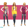 Sims 2 — Buttons Set by jessicaciocler — Three outfits for you that require no mesh!! ENJOY!!!