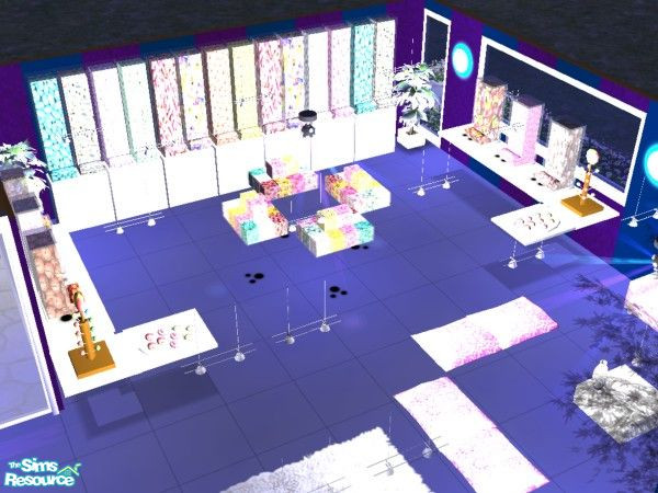 Sims 2 — D\'s Candy Shop by DandaLuna — Full of funny and colorful objects! :)