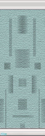 Sims 2 — Panache Wallpaper - Cyan by keilorr — Panache wallpaper cyan