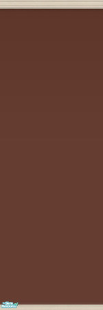 Sims 2 — Retro Choco - Choco Brown Wall by zvaella — A set of 4 walls and 6 floors in orange, creamy white and brown. 4$