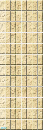 Sims 2 — Studio K Vertical Brick 02a - Wheat by StudioKhagerks — 