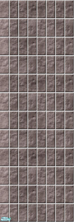 Sims 2 — Studio K Vertical Brick 02a - Plum Brown by StudioKhagerks — 