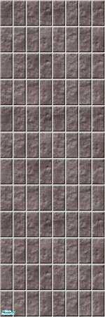 Sims 2 — Studio K Vertical Brick 01 - Plum Brown by StudioKhagerks — 