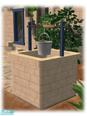 Sims 2 — Civ Ruins - Courtyard Well Top - 03 by Shakeshaft — Part of a set of recolours of the Civilizations Ruins Set,