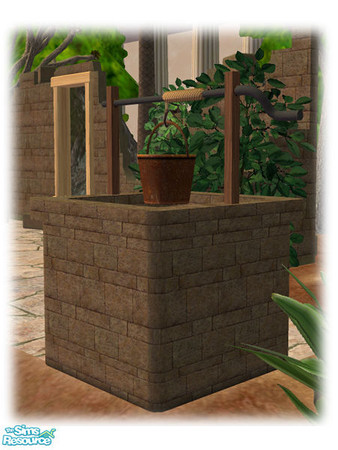 Sims 2 — Civ Ruins - Courtyard Well - 02 by Shakeshaft — Part of a set of recolours of the Civilizations Ruins Set,
