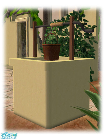 Sims 2 — Civ Ruins - Courtyard Well - 03 by Shakeshaft — Part of a set of recolours of the Civilizations Ruins Set,