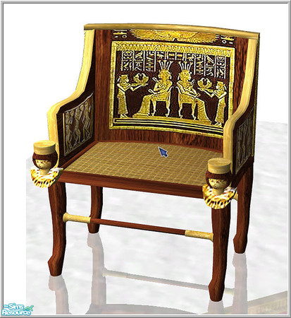 Sims 2 — Egypt furniture - B43 Egypt Throne by Birgit43 — 