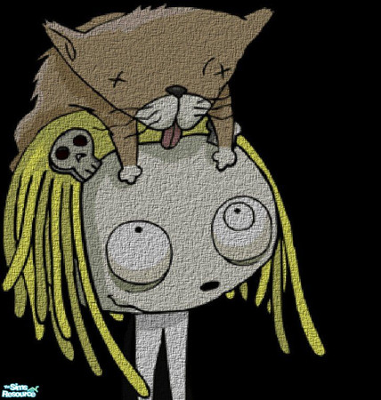 Sims 2 — Lenore Rug #2 by Moelani — A cute set of rugs inspired by the cartoon, \"Lenore, The Cute Little Dead