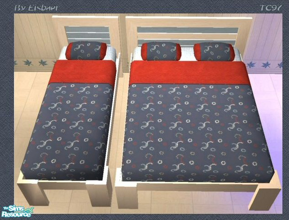 Sims 2 — Mira Leyris Winter TC97 - Bedding by Eisbaerbonzo — 