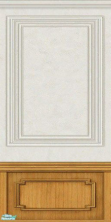 Sims 2 — Zyman Classic  - Zyman Royal Paneling Simple  by ginebra — Beautiful wall panel, inspired by French wall and