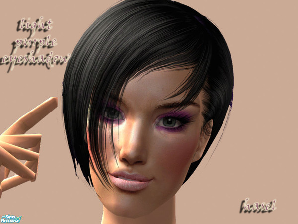 Sims 2 — HS Eyeshadow Set -7- Light Purple Eyeshadow by hasel — Enjoy...