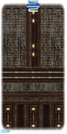 Sims 2 — Scary House Wall 4 by _Sanel_ — Super Filters used - Download - Thank me - Use it - Enoy!!