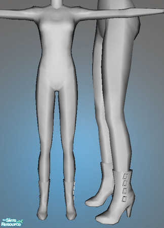 Sims 2 — Mesh B-bettina Balmain Jacket&skinnypants fw0910 by b-bettina — Has working fat morph.