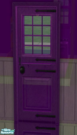 Sims 2 — purple kitchen collection - Purple Inside Door 100 by apemassie — :)