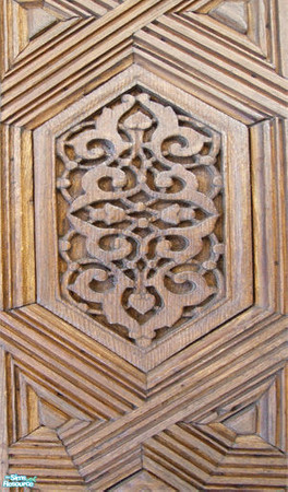 Sims 2 — Alhambran Style Chic - Alhambra Wooden Paneling by sbaroudi — Wooden panelling from the moorish past