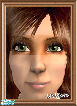 Sims 2 — NK Eyes 2B - Green by MoMama — A set of green eyes tending toward olive.