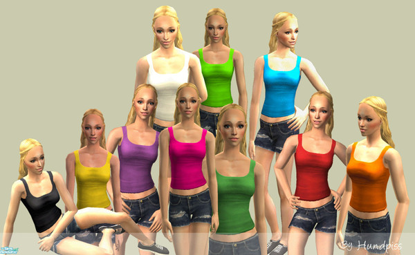 Sims 2 — Tank set by kattsand — I removed the net that was on a tank that came with the basegame. I also made some more