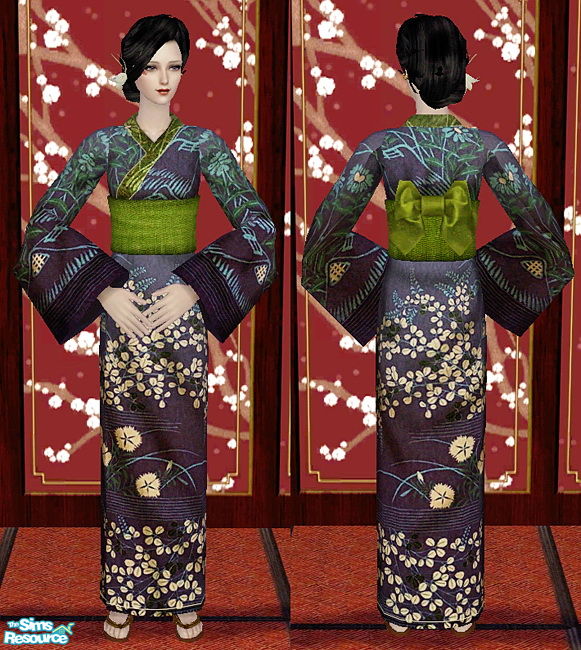 Daislia's Geisha - Kimonos for AF - Leaf