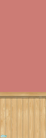 Sims 2 — Studio K Wainscoting 05 - Coral by StudioKhagerks — 