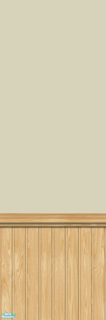 Sims 2 — Studio K Wainscoting 05 - Parchment by StudioKhagerks — 