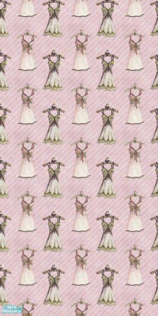 Sims 2 — Historic Vintage Set 2 - Historic Vintage 2.1 by Jron — A single wall, without baseboard, crown molding, or