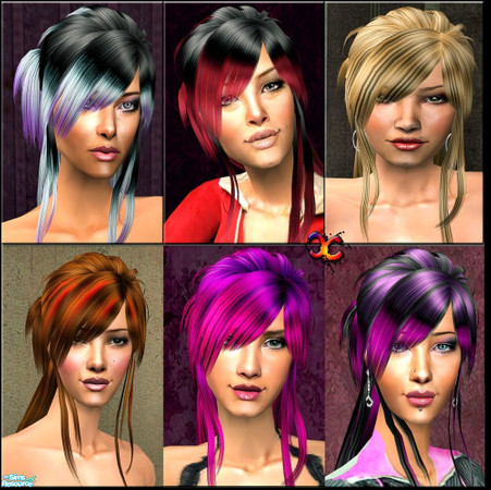 Sims 2 — Maybe...Hair by cippa1982 — Recolour of Xm sims mesh hair 081. Don\'t forget to download the required mesh!
