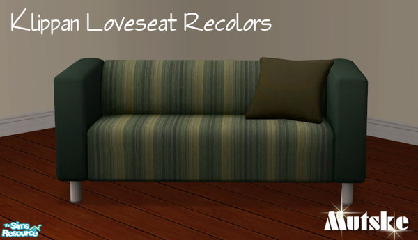 Sims 2 — Klippan Add-ons - Recolor 03 by Mutske — Recolor of the Ikea Klippan Loveseat. 