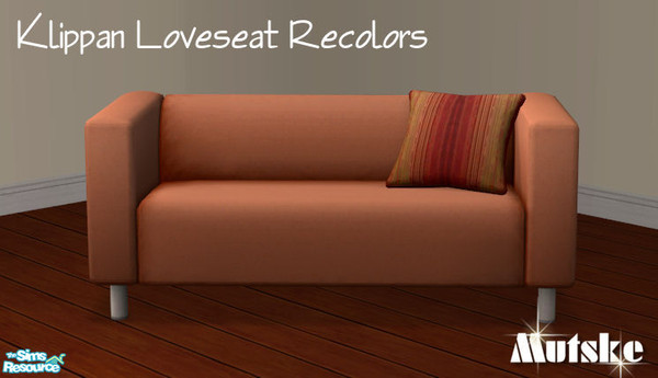 Sims 2 — Klippan Add-ons - Recolor 06 by Mutske — Recolor of the Ikea Klippan Loveseat. 