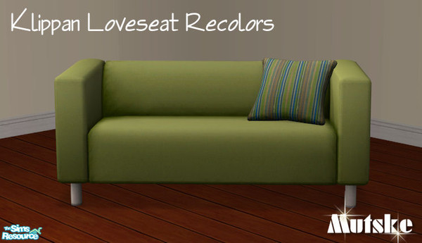 Sims 2 — Klippan Add-ons - Recolor 08 by Mutske — Recolor of the Ikea Klippan Loveseat. 