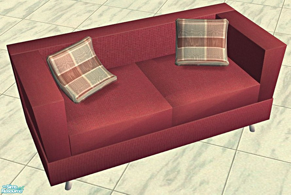 Sims 2 — Contemporary Living Room RC- Love seat by mom_of2boyz — A recolor of Angelas\' Contemporary Living Room.
