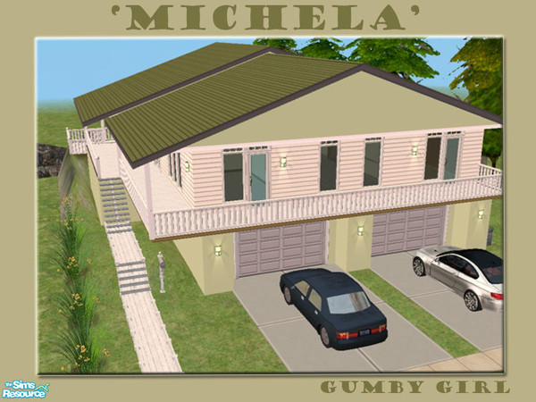 Sims 2 — Michela by Gumby_Girl — Lovely older style home with wrap around verandahs. 3 bed, 2 bath with double garage.