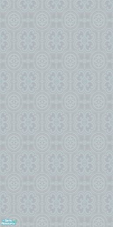 Sims 2 — Anaglypta Wallpapers - Anaglypta In Light Blue by Anarial — A light blue recolour of the Anaglypta in White
