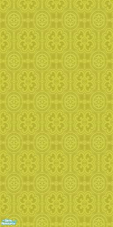 Sims 2 — Anaglypta Wallpapers - Anaglypta In Gold by Anarial — A gold recolour of the Anaglypta in White wallpaper.
