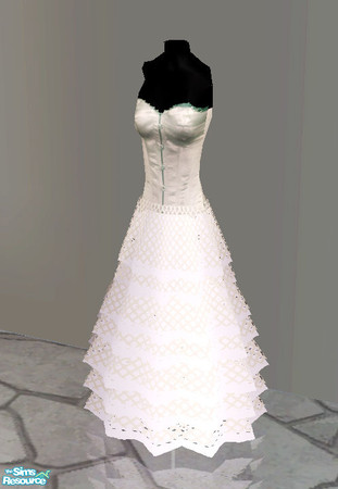 Sims 2 — Blackandwhitedining - deco dress by steffor — 